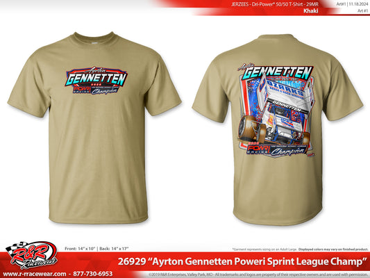 2024 POWRi Champion Shirt Small/Medium