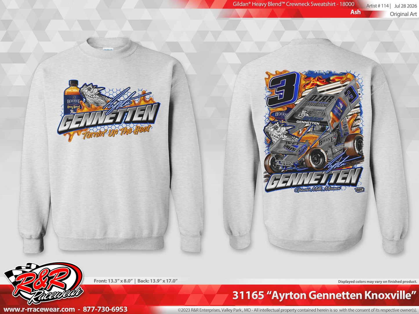 Turnin' Up The Heat Crewnecks