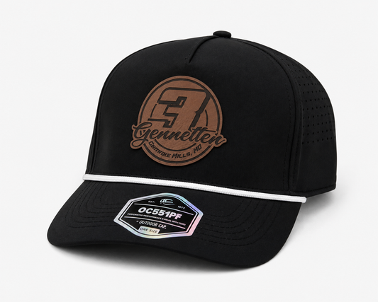 AG3 Leather Patch W/ White Rope